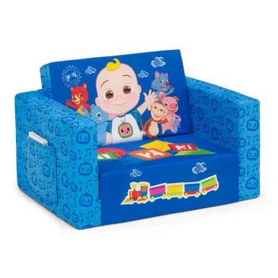 Delta Children Kids' CoComelon Cozee 2-in-1 Convertible Flip-Out Chair - Image 3