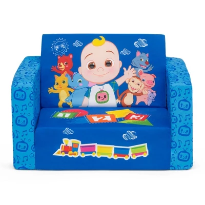 Delta Children Kids' CoComelon Cozee 2-in-1 Convertible Flip-Out Chair - Image 7
