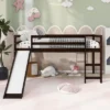 Twin Size Loft Bed With Slide - ModernLuxe