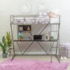 Zachary Loft Bed Pewter - Powell