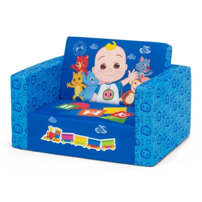 Delta Children Kids' CoComelon Cozee 2-in-1 Convertible Flip-Out Chair - Image 5