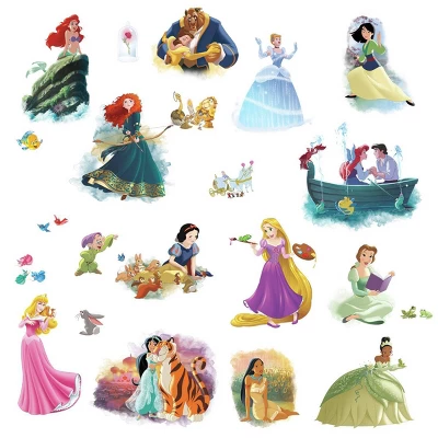 RoomMates Disney Princesses "Dream Big" Peel And Stick Wall Decal 4 Sheets - Image 2