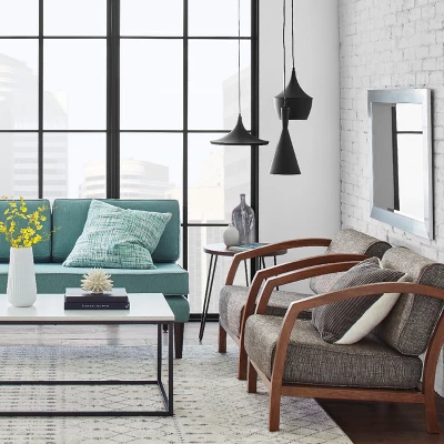 Succulents Framed Canvas Art Gold (24"x18") - Uniek - Image 3