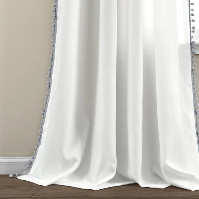 Pom Pom Window Curtain Panel - Lush Décor - Image 3