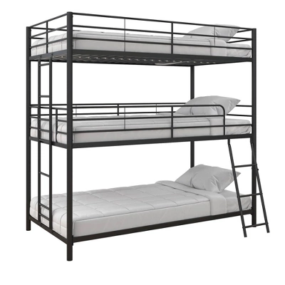 Triple Twin Zeke Metal Bunk Bed - Room & Joy - Image 11