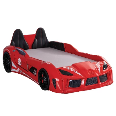Twin Tarryton Car Bed With LED Lights And Sound - MiBasics - Image 11