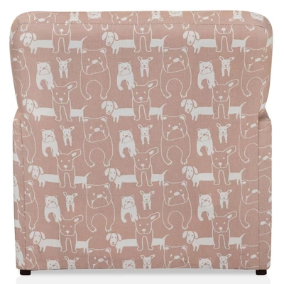 Tonai Animal Print Kids' Rocking Chair Pink - HOMES: Inside + Out - Image 4