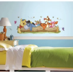 Roommates Winnie The Pooh Outdoor Fun Peel And Stick Giant Wall Decal