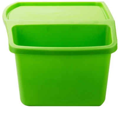 Mind Reader Kids’ Lap Desk, Freestanding Portable Table With Side Pockets, Plastic, Green, 2-Pack - Image 6