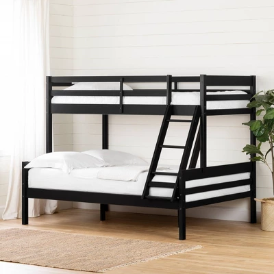 Induzy Solid Wood Bunk Beds Matte Black - South Shore