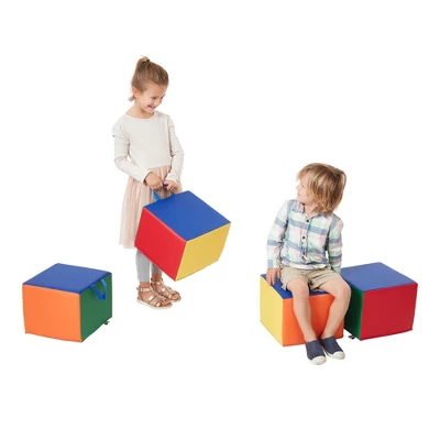 ECR4Kids SoftZone Cozy Cubes, Flexible Foam Seating - Image 2